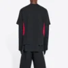 Balenciaga x adidas T-shirt Medium Fit “Black Red” 712401TNVA61003
