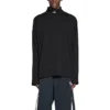 Balenciaga x adidas T-shirt met hoge hals en lange mouwen “Black” 724591TNVP81070