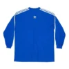 Balenciaga x adidas T-shirt met lange mouwen, oversized “Blue” 728789TNVA65531