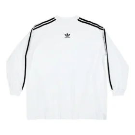 Balenciaga x adidas T-shirt met lange mouwen, oversized “White” 728789TNVA61156