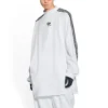 Balenciaga x adidas T-shirt met lange mouwen, oversized “White” 728789TNVA61156