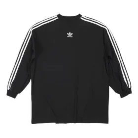 Balenciaga x adidas T-shirt met lange mouwen, oversized “Zwart” 728789TNVA68482