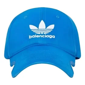 Balenciaga x adidas Trefoil Balenciaga-logopet “Blue White” 723749410B2-4877