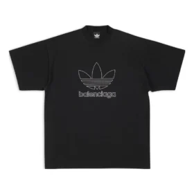 Balenciaga x adidas Trefoil T-shirt “Zwart Wit” 723976TNVN81070