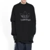 Balenciaga x adidas Trefoil T-shirt “Zwart Wit” 723976TNVN81070
