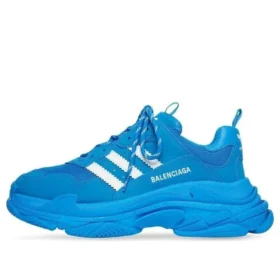 Balenciaga x adidas Triple S-Sneakers “Blue White” 712764W2ZB24090