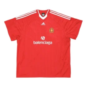 Balenciaga x adidas voetbal-T-shirt oversized “Red” 723663TNV136400 Balenciaga x adidas voetbal-T-shirt oversized “Red” 723663TNV136400