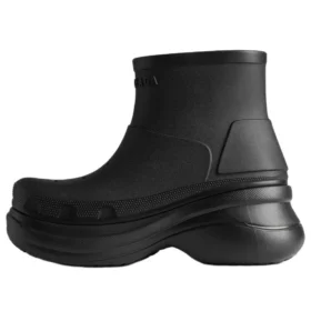Balenciaga x Crocs Platform Enkellaarsje “Black” 713679W1S8E1000