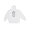 Balenciaga x FORTNITE Hoodies, medium pasvorm “White” 600583TLVO49040