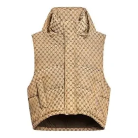 Balenciaga x Gucci The Hacker Project Hacker Cocoon Puffer Gilet-vest “Beige” 681884TLO539585