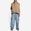 Balenciaga x Gucci The Hacker Project Hacker Cocoon Puffer Gilet-vest “Beige” 681884TLO539585