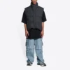 Balenciaga x Gucci The Hacker Project Hacker Cocoon Puffer Gilet-vest “Black” 681884TLO531269