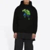 Balenciaga x Marvel Hulk-hoodie, medium pasvorm “Black” 600583TLV581000