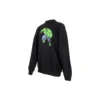 Balenciaga x Marvel katoenen sweatshirt met Hulk-print, boxy pasvorm en ronde hals “Zwart” 671125TLV581000