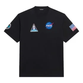 Balenciaga x NASA Crossover Space Retro T-shirt met korte mouwen “Black” 651795TKVD71070 Balenciaga x NASA Crossover Space Retro T-shirt met korte mouwen “Black” 651795TKVD71070