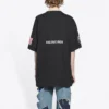 Balenciaga x NASA Crossover Space Retro T-shirt met korte mouwen “Black” 651795TKVD71070