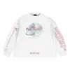 Balenciaga x Pink Martini T-shirt met lange mouwen, oversized “Ecru” 699191TMVN99800