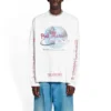 Balenciaga x Pink Martini T-shirt met lange mouwen, oversized “Ecru” 699191TMVN99800