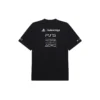 Balenciaga x PlayStation-samenwerking: PS5-shirt met alfabetisch geometrisch patroon, korte mouwen, unisex, zwart 651795TKVF31070