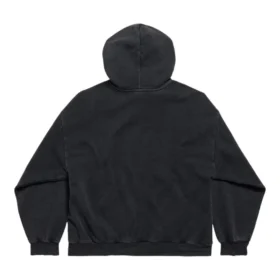 Balenciaga x Puma Hoodies, medium pasvorm, “Black Faded”, 767877TTVA41041