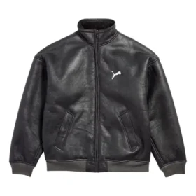 Balenciaga x Puma leren jas “Anthracite” 850021TTS071140