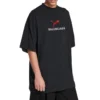 Balenciaga x Puma oversized T-shirt “Black Faded” 831305TTVA61041