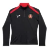 Balenciaga x Puma T-shirt met halve rits “Black Red” 846996TTVB11076