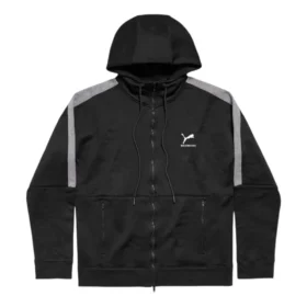 Balenciaga x Puma trainingsjas met capuchon “Black Dark Heather Grey” 846912TTVB41065