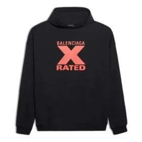 Balenciaga X-Rated voor heren, zwart-rood-zwart 620973TIVA81076