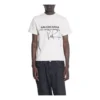 Balenciaga x RuPaul gezamenlijk gesigneerd FW21 met letterprint, ronde kraag, heren, wit 670943TLV579057