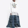 Balenciaga x THE SIMPSONS katoenen Hoodie met wijde pasvorm “White” 675003TLVG89016