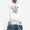 Balenciaga x THE SIMPSONS katoenen Hoodie met wijde pasvorm “White” 675003TLVG89016