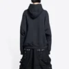 Balenciaga x THE SIMPSONS katoenen Hoodie, wijde pasvorm “Black” 675003TLVG81000