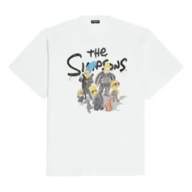 Balenciaga x THE SIMPSONS oversized katoenen T-shirt “White” 676589TLVG70901