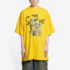 Balenciaga x THE SIMPSONS Oversized katoenen T-shirt “Yellow” 676589TLVG77200