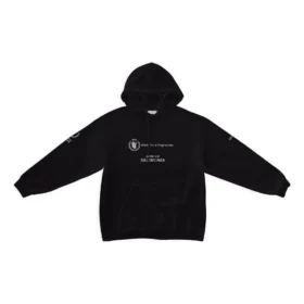 Balenciaga x WFP-hoodie, medium pasvorm “Black” 600583TMVL11070