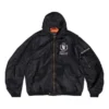 Balenciaga x WFP lichte bomber met capuchon “Black” 752178TLO251000