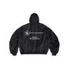 Balenciaga x WFP lichte bomber met capuchon “Black” 752178TLO251000