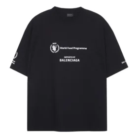 Balenciaga x WFP T-shirt Medium Fit “Black” 612966TMVL21070