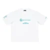 Balenciaga x WFP T-shirt, medium pasvorm “White” 612966TMVL29086
