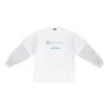 Balenciaga x WFP T-shirt met dubbele mouwen “White” 698089TMVL29086