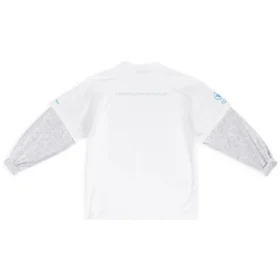 Balenciaga x WFP T-shirt met dubbele mouwen “White” 698089TMVL29086