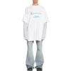 Balenciaga x WFP T-shirt met dubbele mouwen “White” 698089TMVL29086