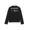 Balenciaga x WFP T-shirt met lange mouwen, medium pasvorm “Black” 612967THV841000