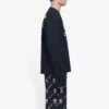 Balenciaga x WFP T-shirt met lange mouwen, medium pasvorm “Black” 612967THV841000