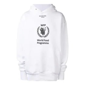 Balenciaga x World Food Programme Hoodies “White Black” 541870TCV343307