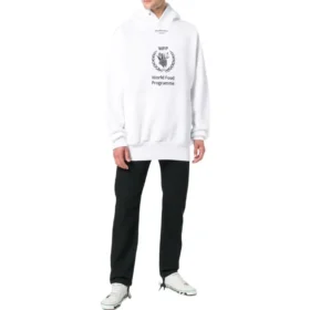 Balenciaga x World Food Programme Hoodies “White Black” 541870TCV343307