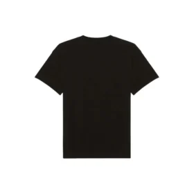 Bandportret-print, logo, retro, korte mouwen, unisex, zwart 612965TIVA11000
