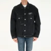 Barcode Destroyed Denim jas “Zwart” 664329TBP471055
