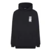 Barcode katoenen Hoodie “Black” 651799TKVE61070
